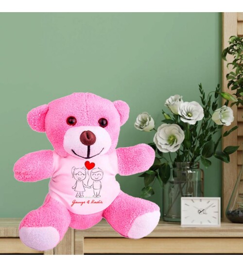 Kişiye Özel Peluş Pembe Ayı HK2540