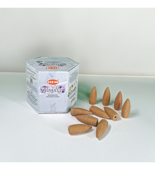 Vanilya (Vanilla) Geri Akış Şelale 40lı Tütsü Mumu