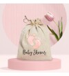 Baby Shower Hatırası Hasır İpli Hediye Kesesi HK2139