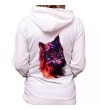 Kişiye Özel Baskılı Kapşonlu Beyaz Unisex Sweatshirt