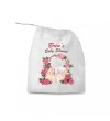 Kişiye Özel Baby Shower Büzgülü Bez Hediye Kesesi 30x35 cm HK2146