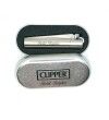 Kişiye Özel Clipper Metal Taşlı Gümüş Çakmak