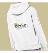 Kişiye Özel İsim Baskılı Kapşonlu Beyaz Unisex Sweatshirt HK2157