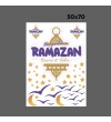 Kişiye Özel Hoşgeldin Ramazan Cam - Duvar Sticker Seti HK2551